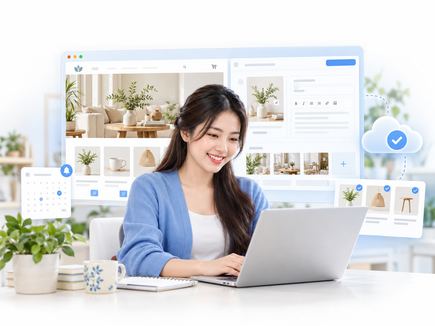 Chuyên viên quản trị cập nhật nội dung và chăm sóc website